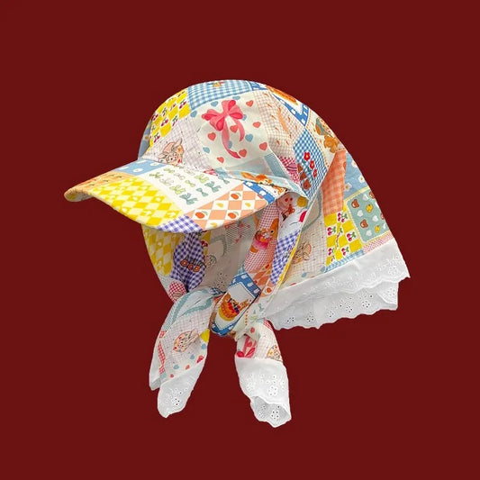 Unique design Headscarves on a Baseball Cap. A variety of design choices