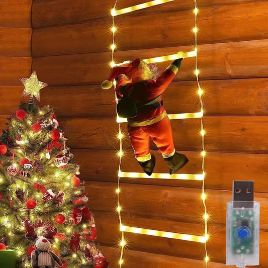 LED Christmas Ladder String Lights, 2 Colors