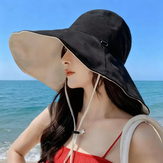 1Pc Doublesided Largebrim Hat Perfect Sun Protection Versatile