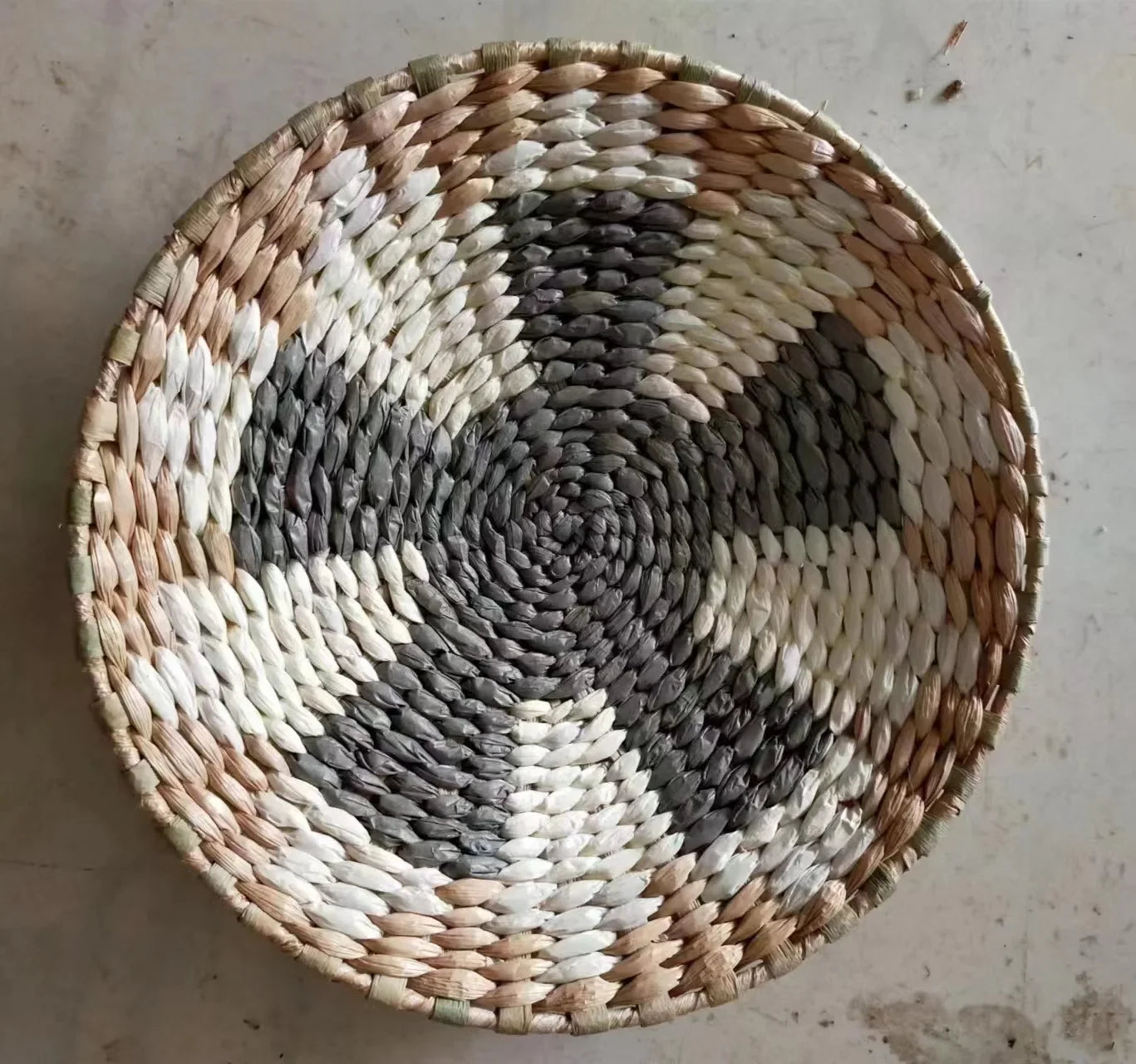Boho Hand Woven Wall Basket Hanging, Decorative, Rustic, and unique in any room