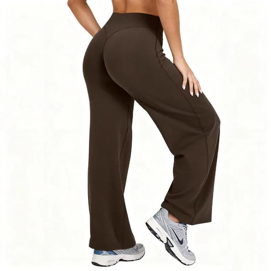 Sizes Up to 4XL Yoga Wide-leg Pants High Waist Stretchy Variety of Colors