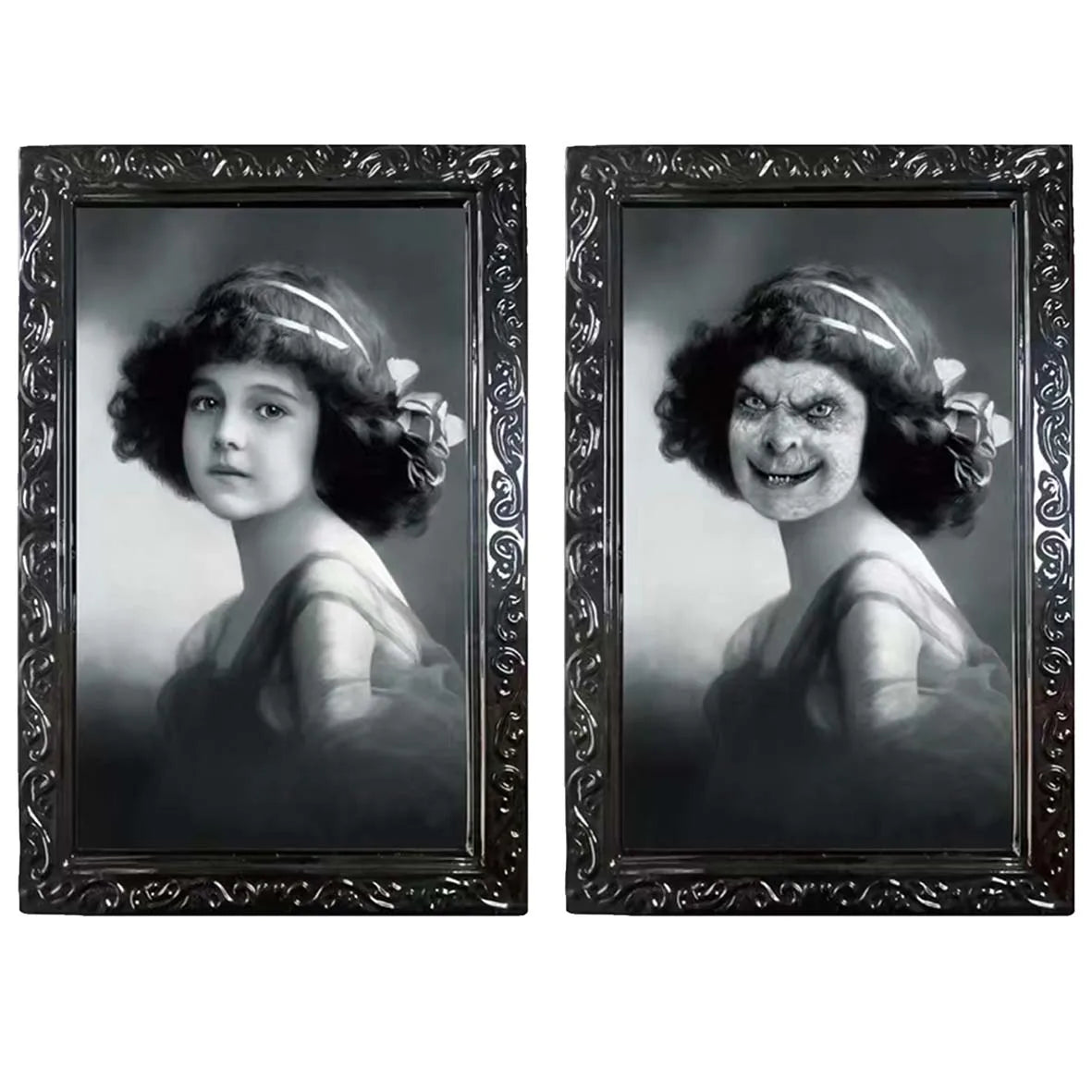 9 Different 3D Changing Portrait Faces