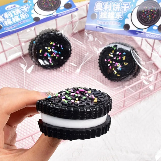 Stress Relief Squishy Toy. Creative Cookie Cake Super Soft Squeeze Toy.