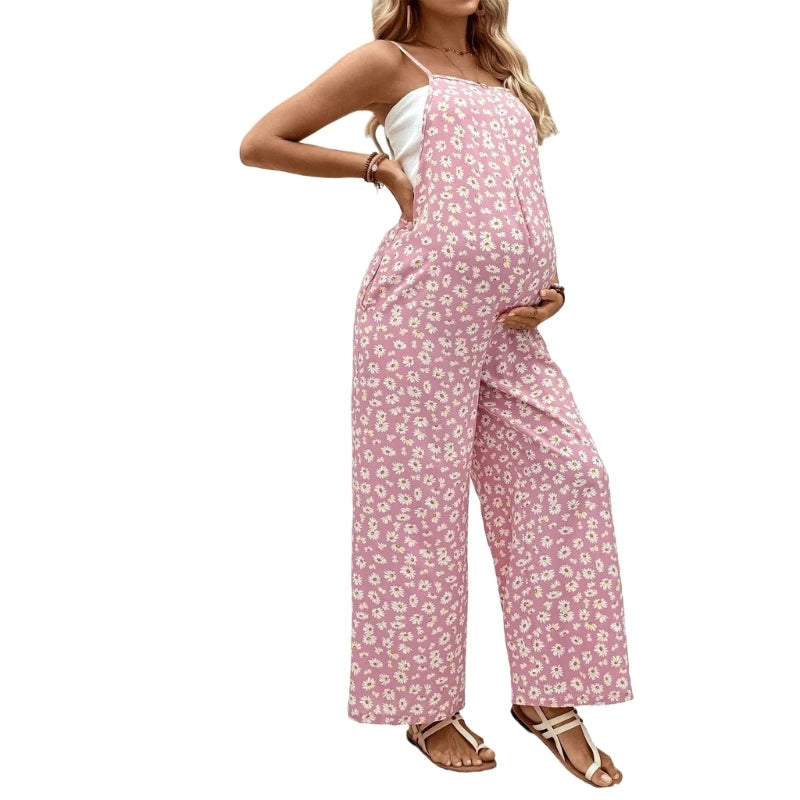 Maternity Overalls Designed for Warm Weather, Roomy Cut & Soft Material