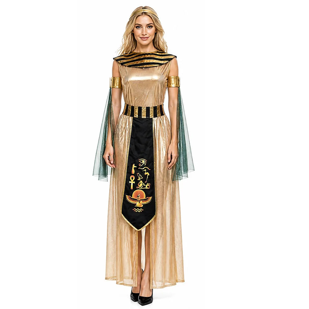 Halloween Ancient Egypt Egyptian Cleopatra Cosplay Costume
