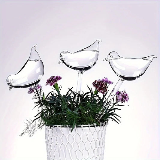 5 Packs Bird-Shaped Self-Watering Globes Perfect For Automatic Drip Flower Watering