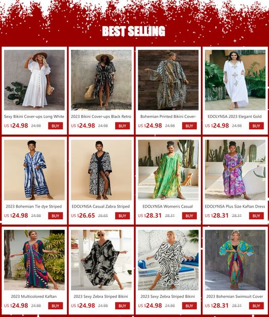 Bohemian Printed Cover-ups Elegant Belted Kimono Plus Size