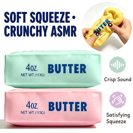 Crunchy Butter Stick Squishy Stress Ball. Great for Hand Exercises
