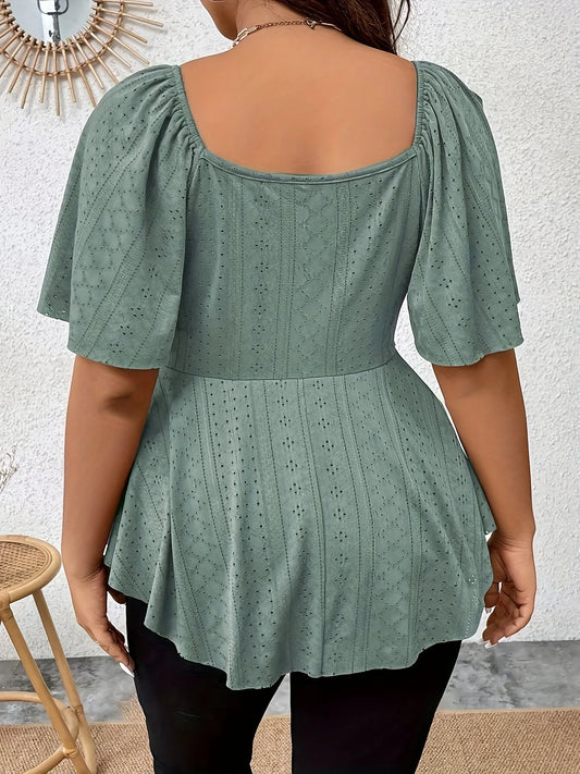 Plus Size to 4XL T-Shirt, Casual, Loose V Neck Tops