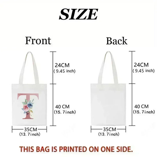 Wildflower Teacher Canvas Tote Bag, Shoulder Bag, GREAT TO USE AS A GIFT BAG!!