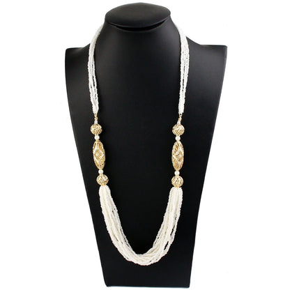 Duplicate of the Moroccan Wedding Jewelry Long Beaded Necklace