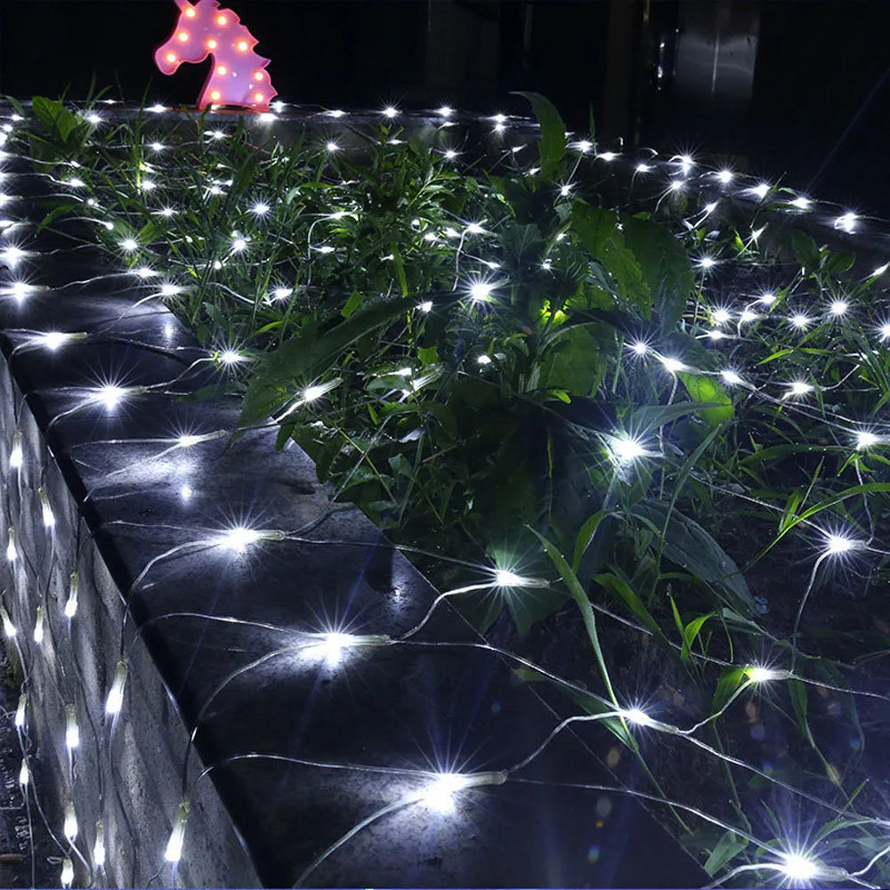 Christmas Snowflake LED Net Lights