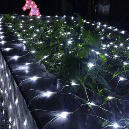 Christmas Snowflake LED Net Lights