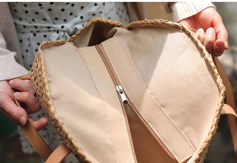Boho Crossbody Bags, Round Shoulder Purse, Faux Leather Strap. In 7 Colors, Designs, and Sizes