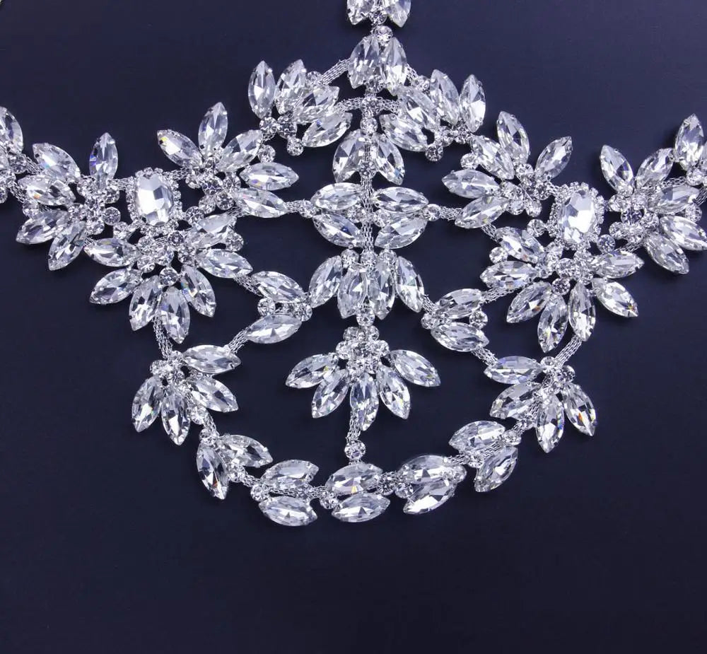 Stonefans Exaggerated Halloween Crystal Mask. Handmade Rhinestone Bling
