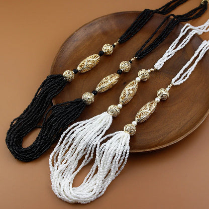 Duplicate of the Moroccan Wedding Jewelry Long Beaded Necklace