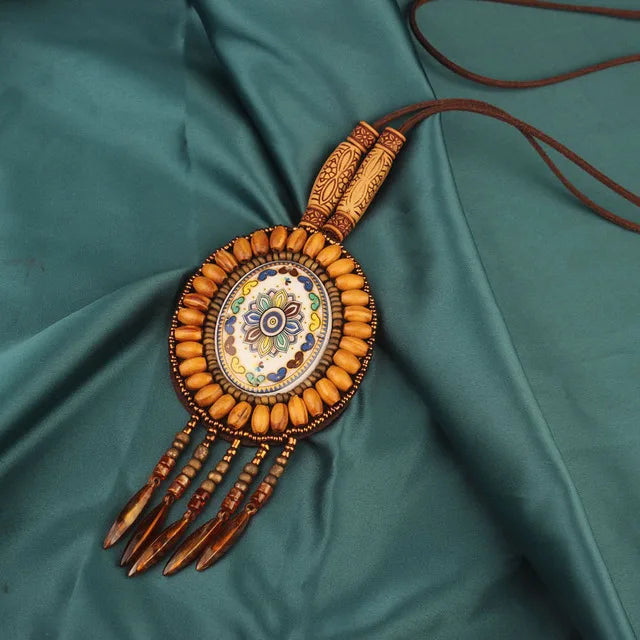 20 Designs handmade Vintage Bohemian leather braided necklace, Nepal jewelry