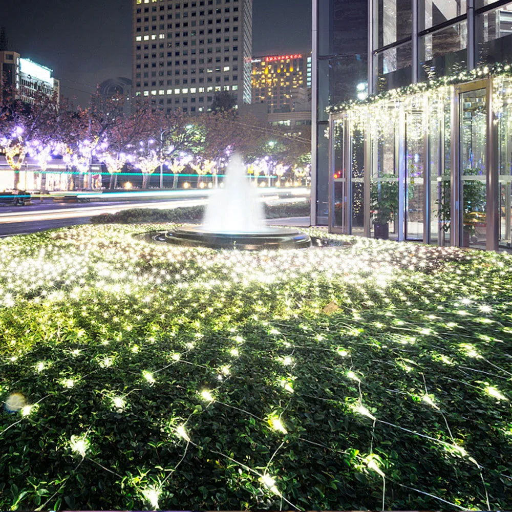 Christmas Snowflake LED Net Lights