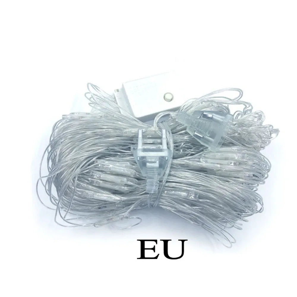 Christmas Snowflake LED Net Lights