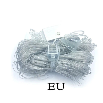 Christmas Snowflake LED Net Lights