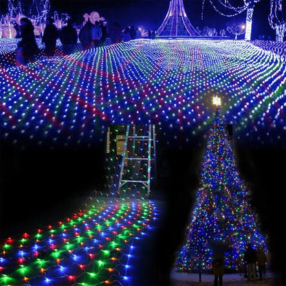 Christmas Snowflake LED Net Lights