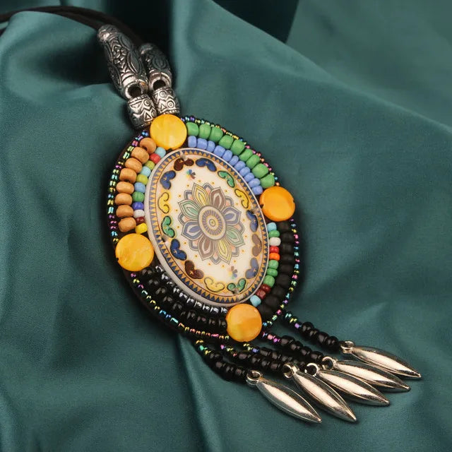 20 Designs handmade Vintage Bohemian leather braided necklace, Nepal jewelry