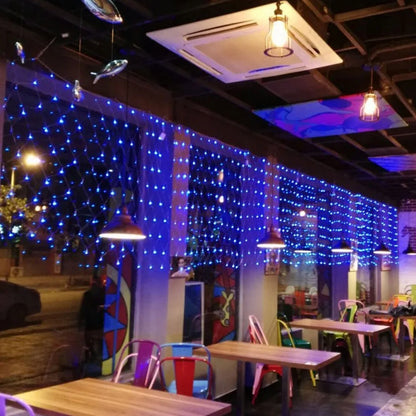 Christmas Snowflake LED Net Lights