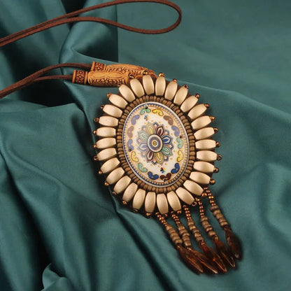 20 Designs handmade Vintage Bohemian leather braided necklace, Nepal jewelry