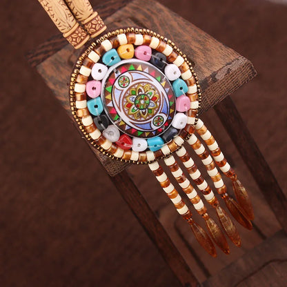 20 Designs handmade Vintage Bohemian leather braided necklace, Nepal jewelry