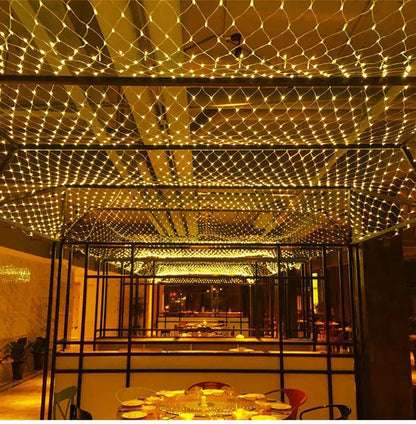 Christmas Snowflake LED Net Lights