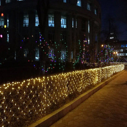 Christmas Snowflake LED Net Lights