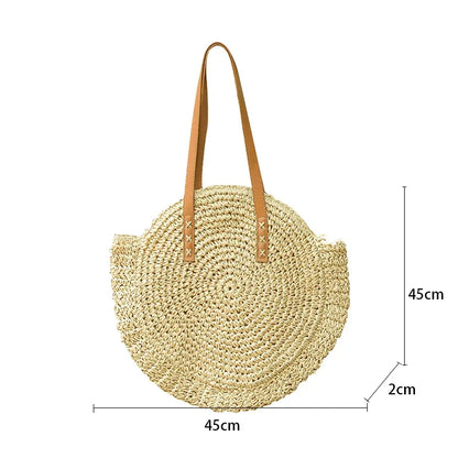 Boho Crossbody Bags, Round Shoulder Purse, Faux Leather Strap. In 7 Colors, Designs, and Sizes