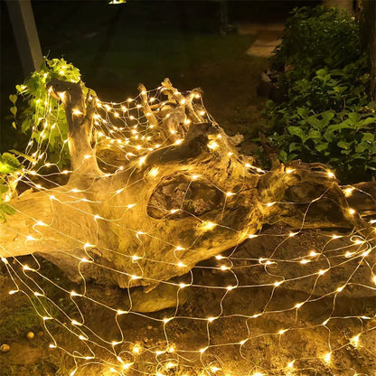 Christmas Snowflake LED Net Lights