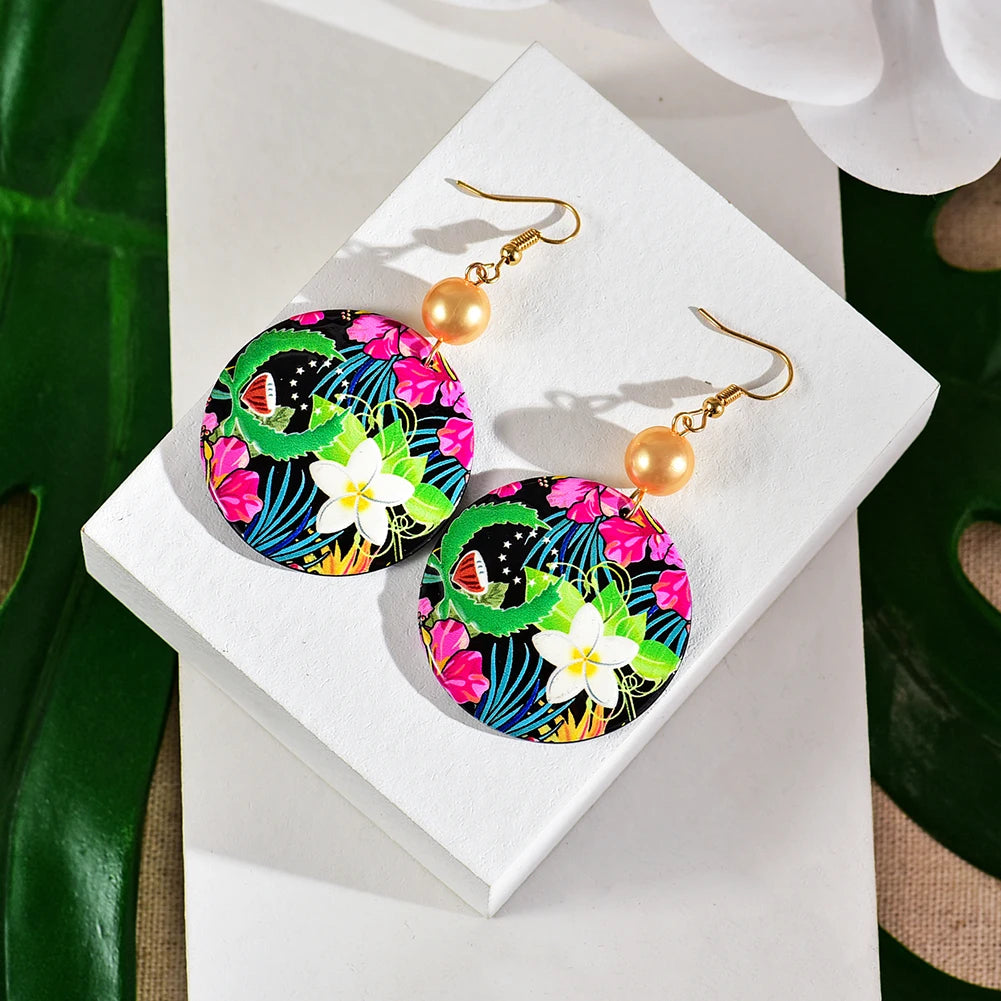 Hawaiian Polynesian Plumeria Flower Earrings. 53 variations