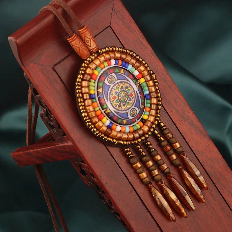 20 Designs handmade Vintage Bohemian leather braided necklace, Nepal jewelry