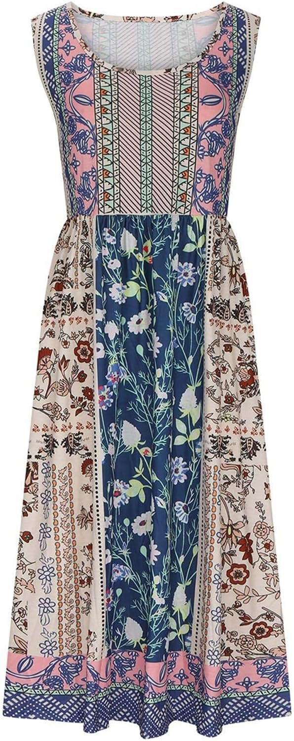 Sizes to 5XL, Sleeveless, Pullover, Tank Top, Dress with Pockets. Comes in 5 Designs