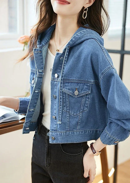 Short Hooded, Small Sizes, Denim Jackets