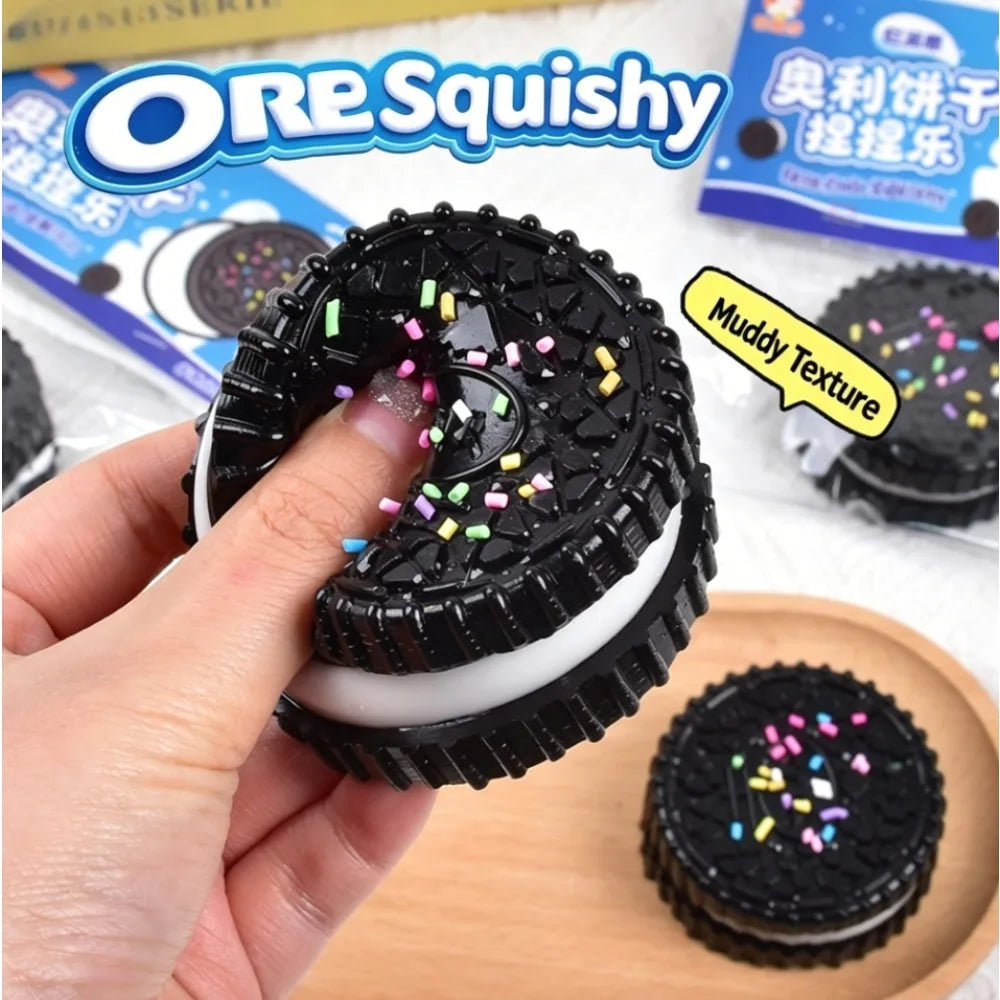 Stress Relief Squishy Toy. Creative Cookie Cake Super Soft Squeeze Toy.