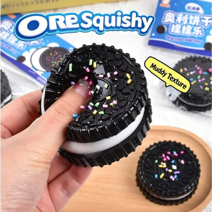 Stress Relief Squishy Toy. Creative Cookie Cake Super Soft Squeeze Toy.
