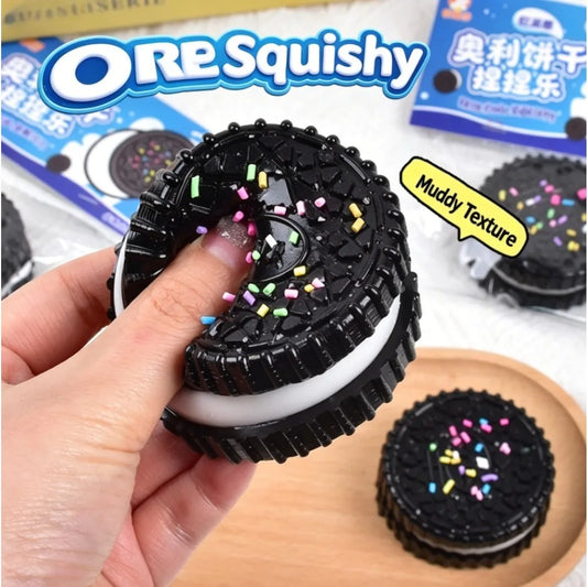 Stress Relief Squishy Toy. Creative Cookie Cake Super Soft Squeeze Toy.