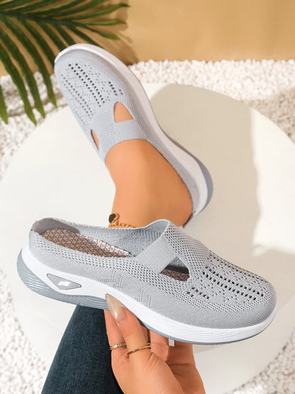 Cotton Air Mesh Slip-On Shoes. Open Places make these shoes cooler than others like them