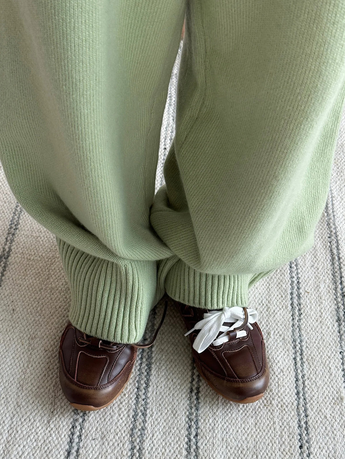 Sweater Suits, High Quality, 50% Wool Pullover With Knitted Pants