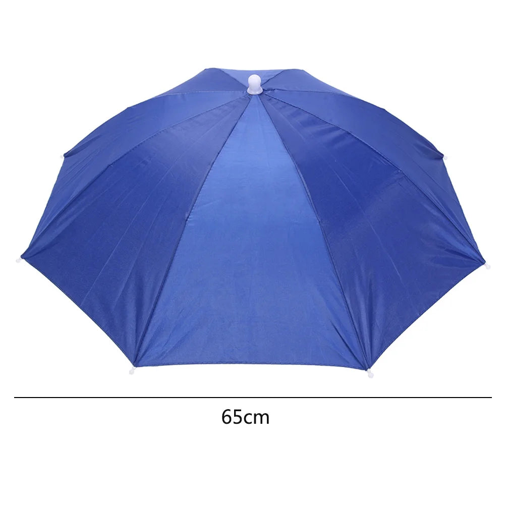 Portable Rain/UV Blocker for ballgames, fishing, and rain. Umbrella Hat