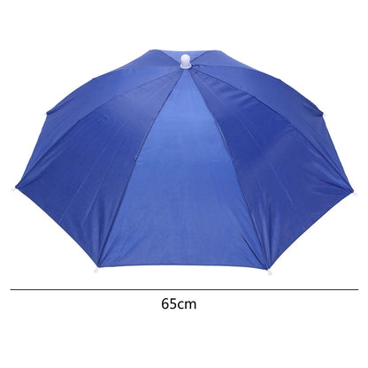 Portable Rain/UV Blocker for ballgames, fishing, and rain. Umbrella Hat