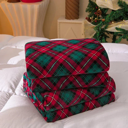Christmas Flannel Throw Blanket in Various Sizes and Prints