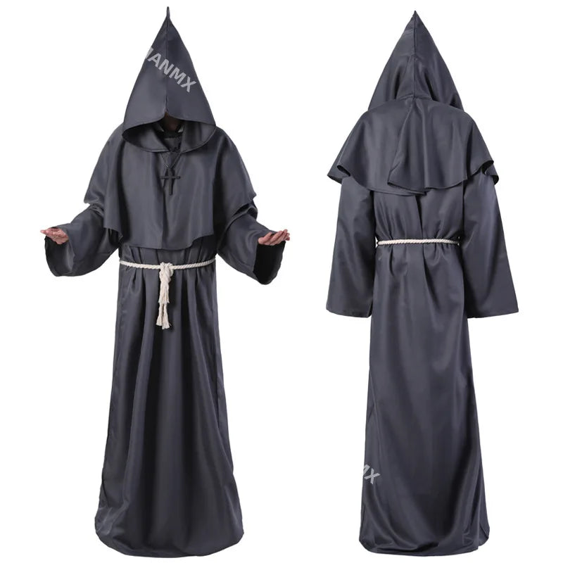 Medieval Monk Robes, Wizard Costumes, Priest Costumes