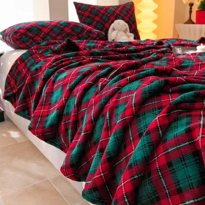 Christmas Flannel Throw Blanket in Various Sizes and Prints