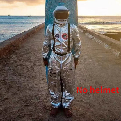 Adult and Children Astronaut Costumes, Couples Spaceman Cosplay Space Suit, Halloween Family Party Dress Up