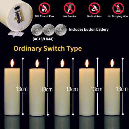 Remote Control LED Pillar Candles With Battery Electronic Candle Lights (Bulk orders up to 160 available)
