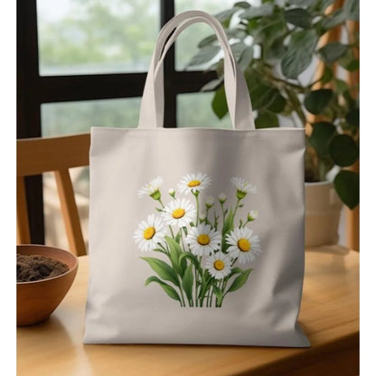 Great Gift Bag, Floral Pattern Print Canvas Multifunctional Tote.  Can even be used to pack gifts in!  Why Use Paper??